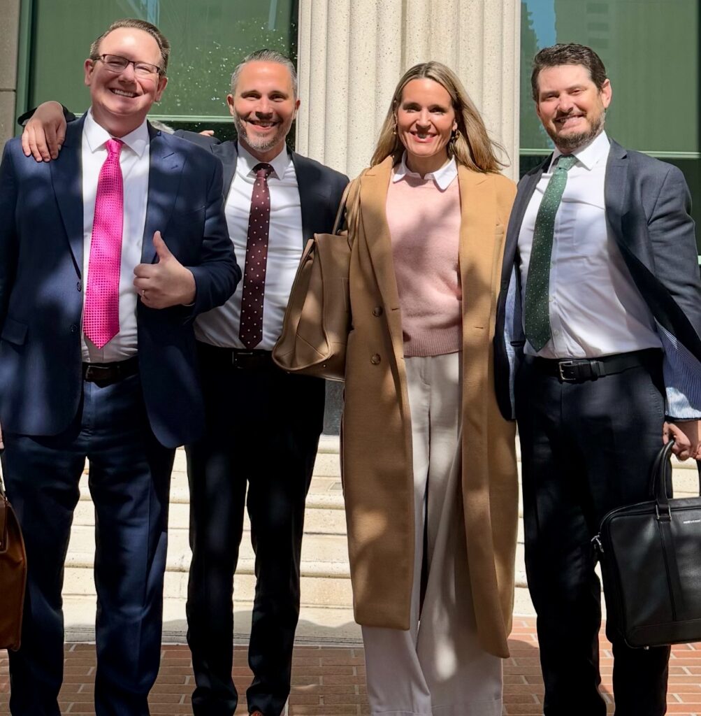 Brock & Gonzales trial team after .5 million sexual harassment verdict for Bethel Cope-Vega against County of Orange, San Diego County Superior Court, February 2026